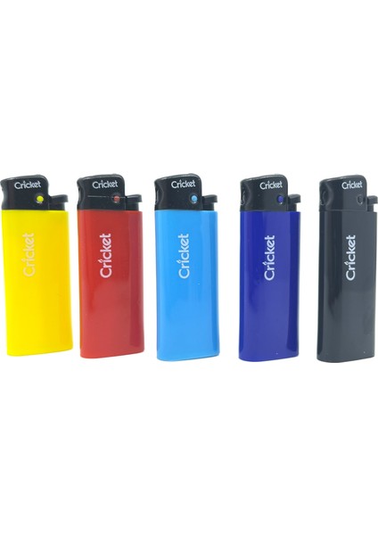 Renkli Cep Boy/pocket - Taşlı Çakmak 5'li Set No:1