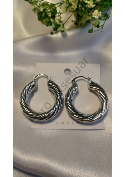 Silver Halka Detaylı Vıp Küpe fiyatları