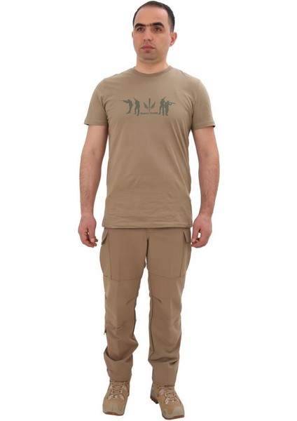 Bisiklet Yaka Kısa Kollu Baskılı Kadın&Erkek T-Shirt fırsatları