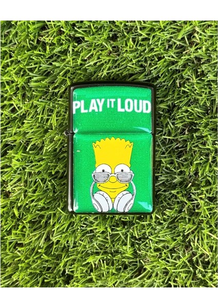 Simpson Benzinli Metal Çakmak Damla Sticker