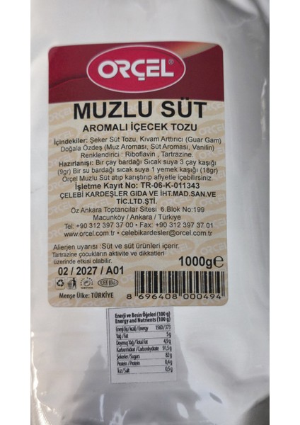 Muzlu Süt+ Sıcak Çikolata + Salep 3 x 1 kg