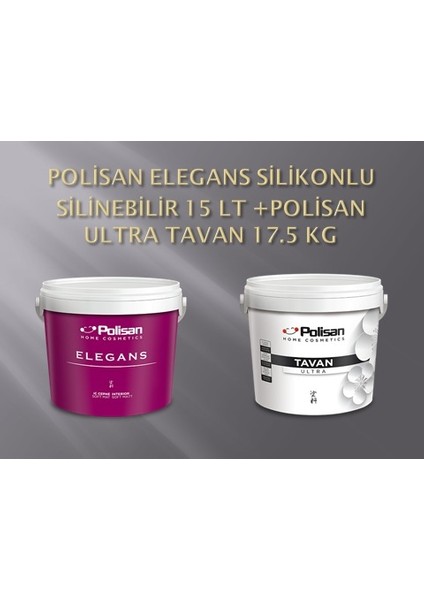 Elegans Soft Mat (DOĞAL BEJ) 15 Lt +Polisan Ultra Tavan 17.5 kg