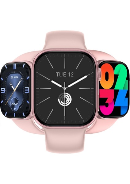 Wearfit Hw9 Pro 2 Gift Akıllı Kol Saati Model:inç 45MM Miniled Ekran (Rose Gold)