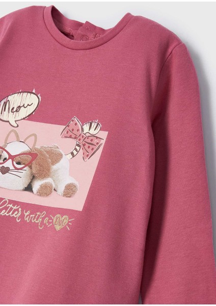 Kız Bebek Uzun Kol Baskılı Tişört 2098 fiyatları