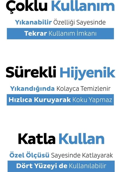 Bio Yüzey Temizlik Havlusu 50 Adet Deniz Tuzu Yosun