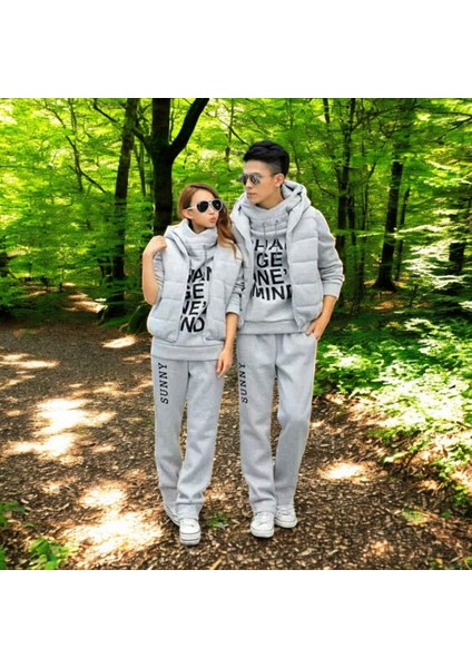 Günlük Üçlü Sevgili Kombini Kadın Takım