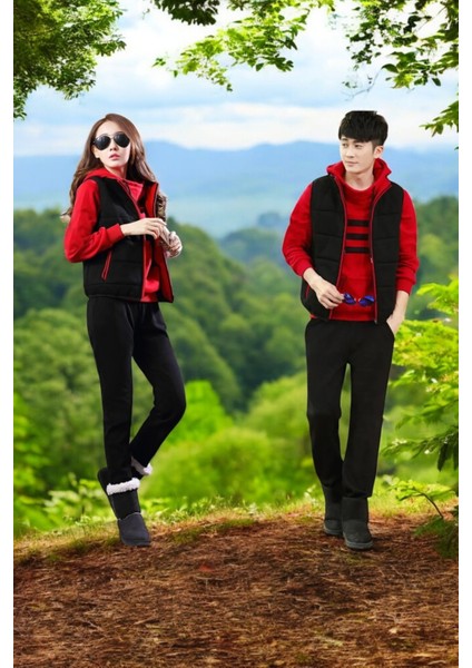 Kışlık Sevgili Kombini Kadın Üçlü Eşofman modelleri