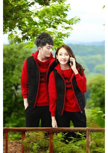 Kışlık Sevgili Kombini Kadın Üçlü Eşofman fırsatları