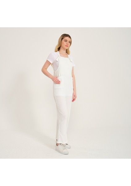 Askılı Büyük Cep Detaylı Kadın Salopet Tulum fiyatları