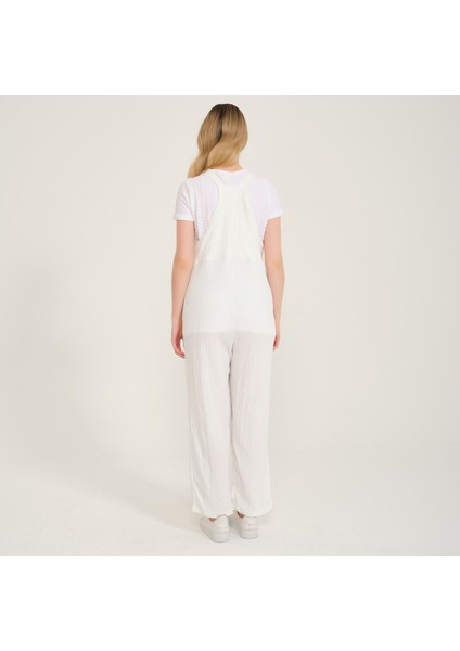 Askılı Büyük Cep Detaylı Kadın Salopet Tulum indirimleri