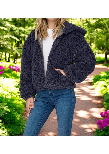Kışlık Özel Tasarım Peluş Ceket