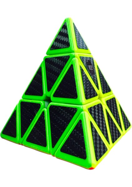 Prizma Desenli Küp Carbon Fiber Sticker Üçgen Sabır Küpü EQY672 fiyatları