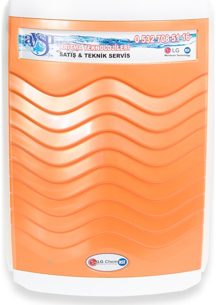Su Arıtma Cihazı 5 Aşamalı 12 Litre Pompasız - Turuncu