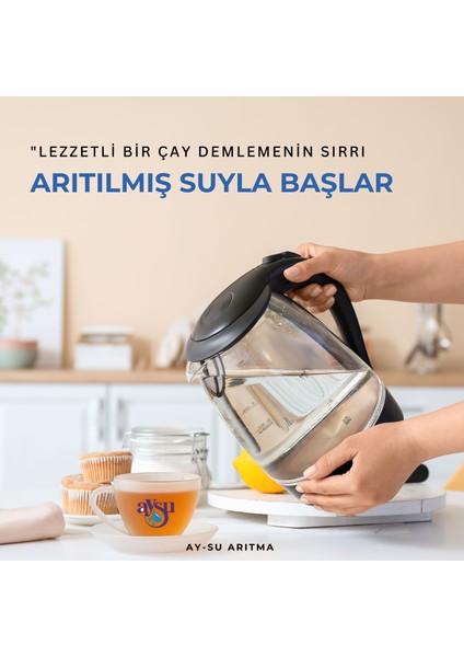 Su Arıtma Cihazı 5 Aşamalı 12 Litre Pompasız - Turuncu