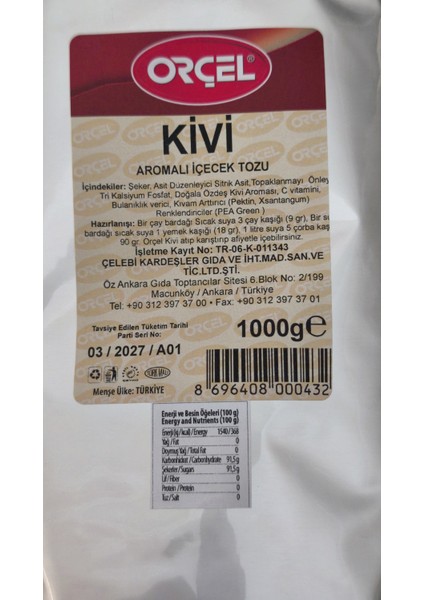 Portakal + Kivi + Karadut 3x1 kg