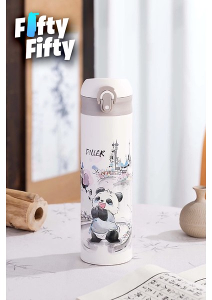 Dıller 480 ml Pipetli Paslanmaz Çelik Termos Vacum Cup Kilitli Kapak -FFDILLERD9248 fırsatları