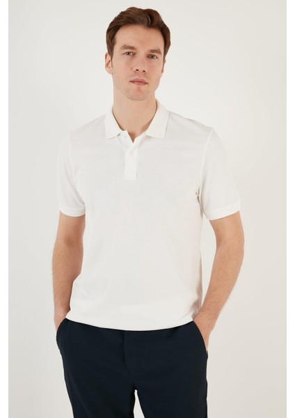 Erkek Slim Fit Serin Tutan Polo Yaka Düğmeli T-Shirt -D7087 modelleri