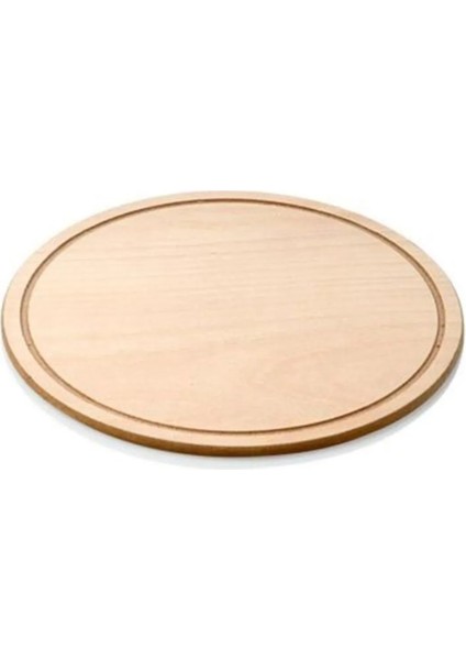 Ahşap Pizza Tabağı Tahtası 32 cm 6 Adet