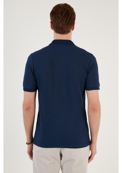 Erkek Slim Fit Serin Tutan Polo Yaka Düğmeli T-Shirt -D7087 indirimleri