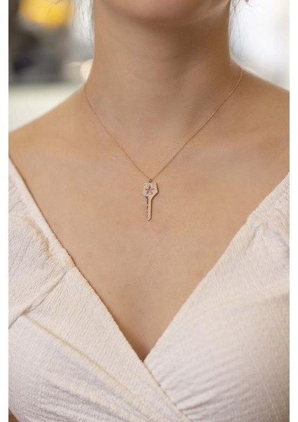 14 Ayar Fancy Kolye