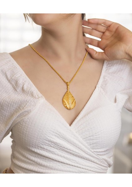 22 Ayar Damla Madalyon Kolye fiyatları