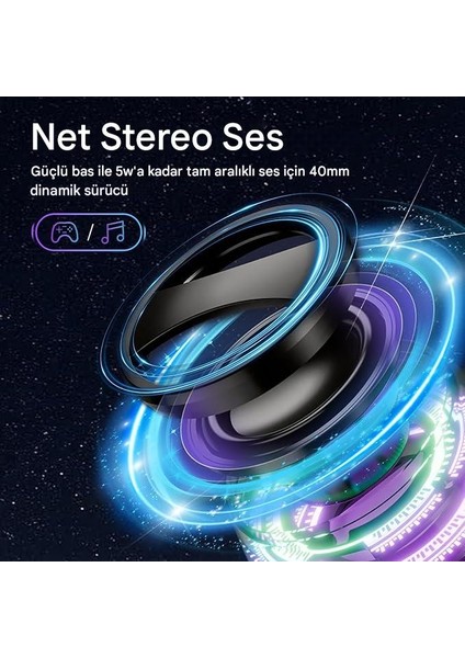 G200 Rgb Işıklı 5W Manyetik Bluetooth Hoparlör Taşınabilir Speaker Telefon Standı
