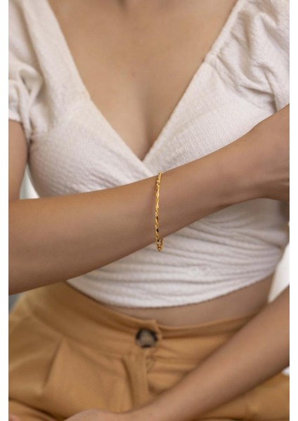 22 Ayar Işçiliksiz 10 gr 2 Tel Burma Bilezik