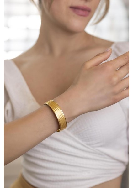 22 Ayar Işçiliksiz Trabzon 15MM Şarnel Bilezik 3231