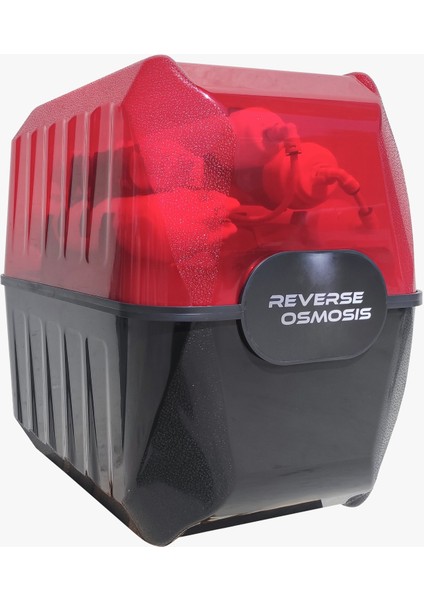 Su Arıtma Cihazı 5 Aşamalı 8 Litre Pompasız - Kırmızı