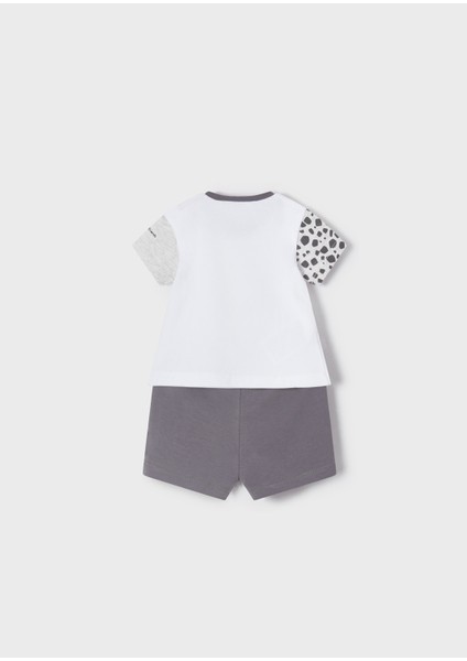 Erkek Bebek Yazlık Tişört Şort 4 Lü Set 1651 modelleri