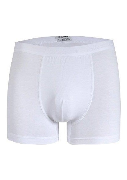 39 Beyaz Modal Likralı Boxer