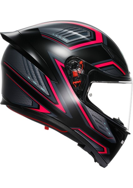 Kask/k1 S E2206 Slıng Matt Black Pınk Configuration