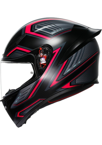 Kask/k1 S E2206 Slıng Matt Black Pınk Configuration