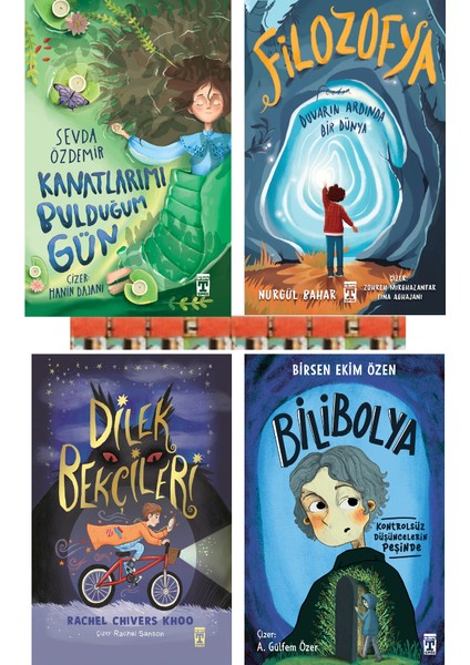 4.5.6.sınıf-Dilek Bekçileri,filozofya,kanatlarımı Bulduğum Gün,bilibolya(4kitap)