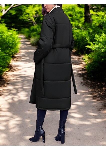 Kışlık Uzun Astarlı Şişme Kadın Mont fiyatları