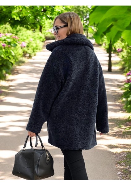 Kışlık Rahat Peluş Ceket modelleri