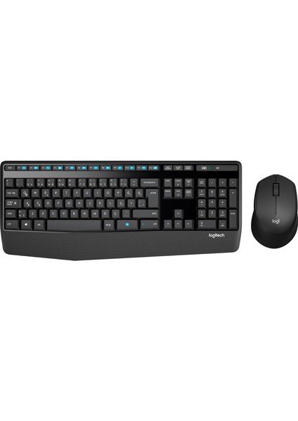 MK345 Klavye Mouse Set Kablosuz Siyah 920-006514