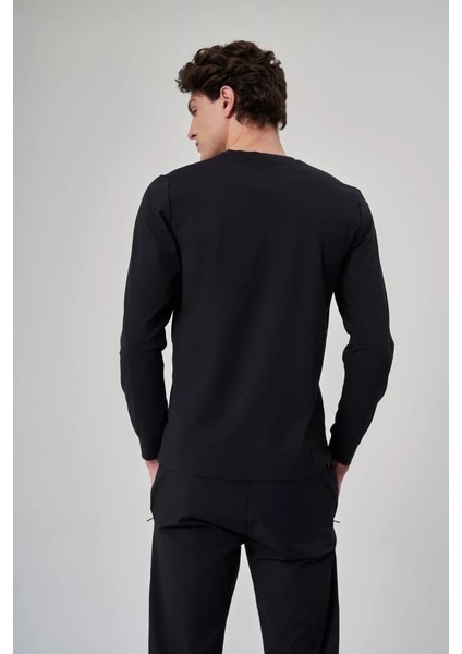 erkek siyah uzun kollu tişört 1512129 fırsatları
