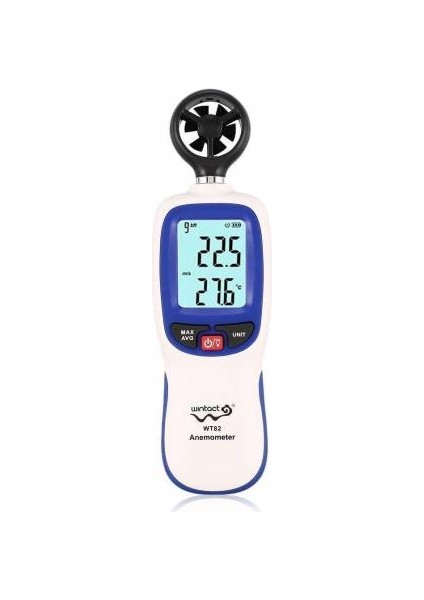 Wintact WT82 Dijital Anemometre Hava Hız Ölçer Hava Akım Ölçme Cihazı