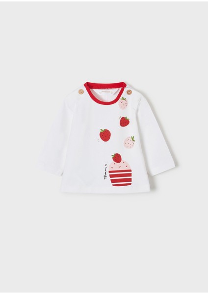 Kız Bebek Yazlık 2 Li Tişört Set 1003