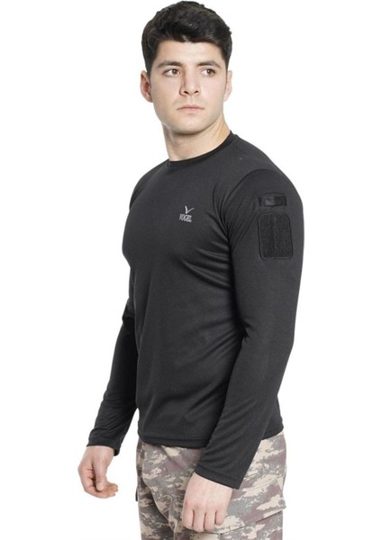 Tactical Uzun Kollu Bisiklet Yaka T-Shirt