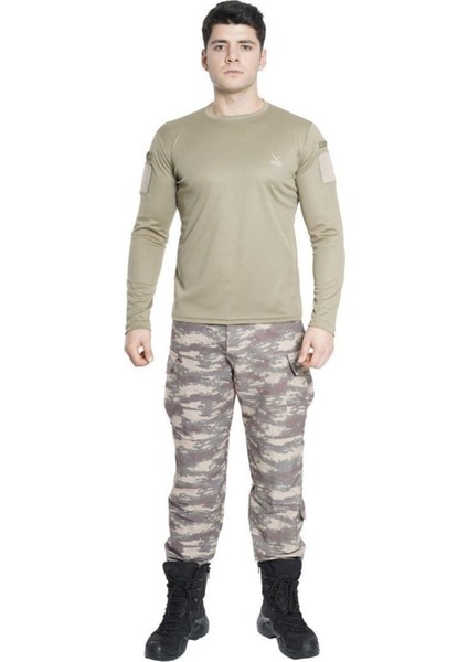 Tactical Uzun Kollu Bisiklet Yaka T-Shirt fiyatları