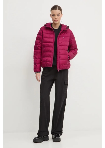 Tommy Jeans Tjw Quılted Tape Hood Jacket Mont