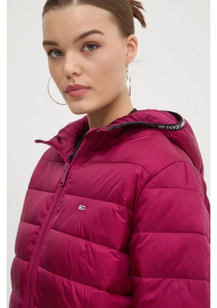 Tommy Jeans Tjw Quılted Tape Hood Jacket Mont