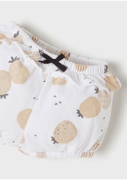 Kız Bebek Yazlık Tişört Şort 4 Lü Set 1625