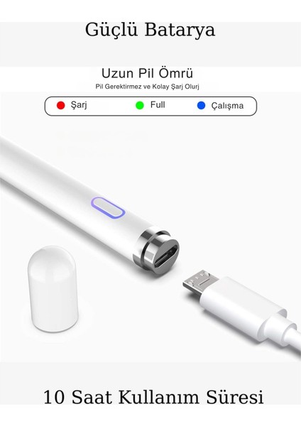 Weafitpro Apple Cihazlara Uyumlu Pencil 3.nesil Tablet Kalemi