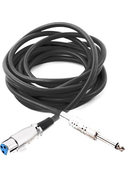 Kablo Mikrofon Pro 5 Metre Siyah KJM5BK