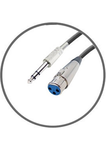 Kablo Mikrofon Pro 5 Metre Siyah KJM5BK