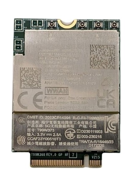 Qualcomm X62 5g Lte Broadband Card - DW5932E-ESIM 0XJ1WJ