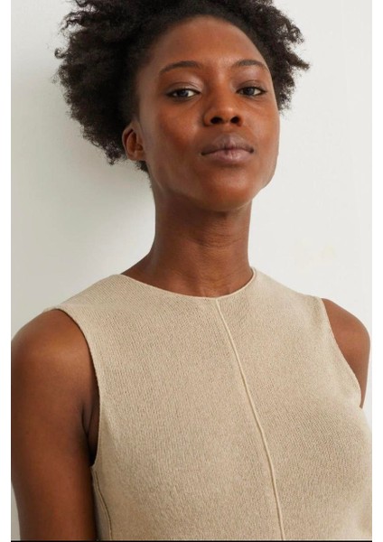 Yumuşak Dokulu Kolsuz Bluz modelleri